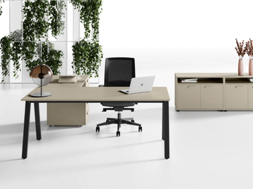 5TH ELEMENT - Height-adjustable L-shaped executive desk by Las Mobili - view 2